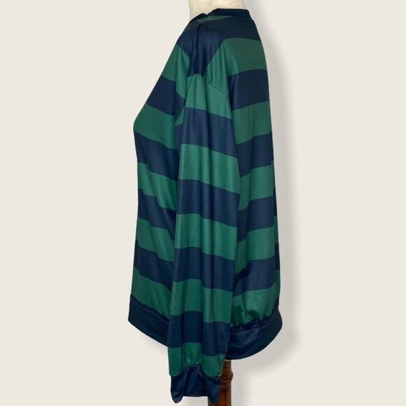 LN | Unbranded | Striped Long Sleeve | Dark Blue/Green | Medium - Picture 4 of 8